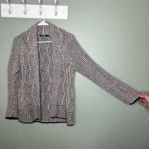 Women's Nic+Zoe medium black and grey knit cardigan